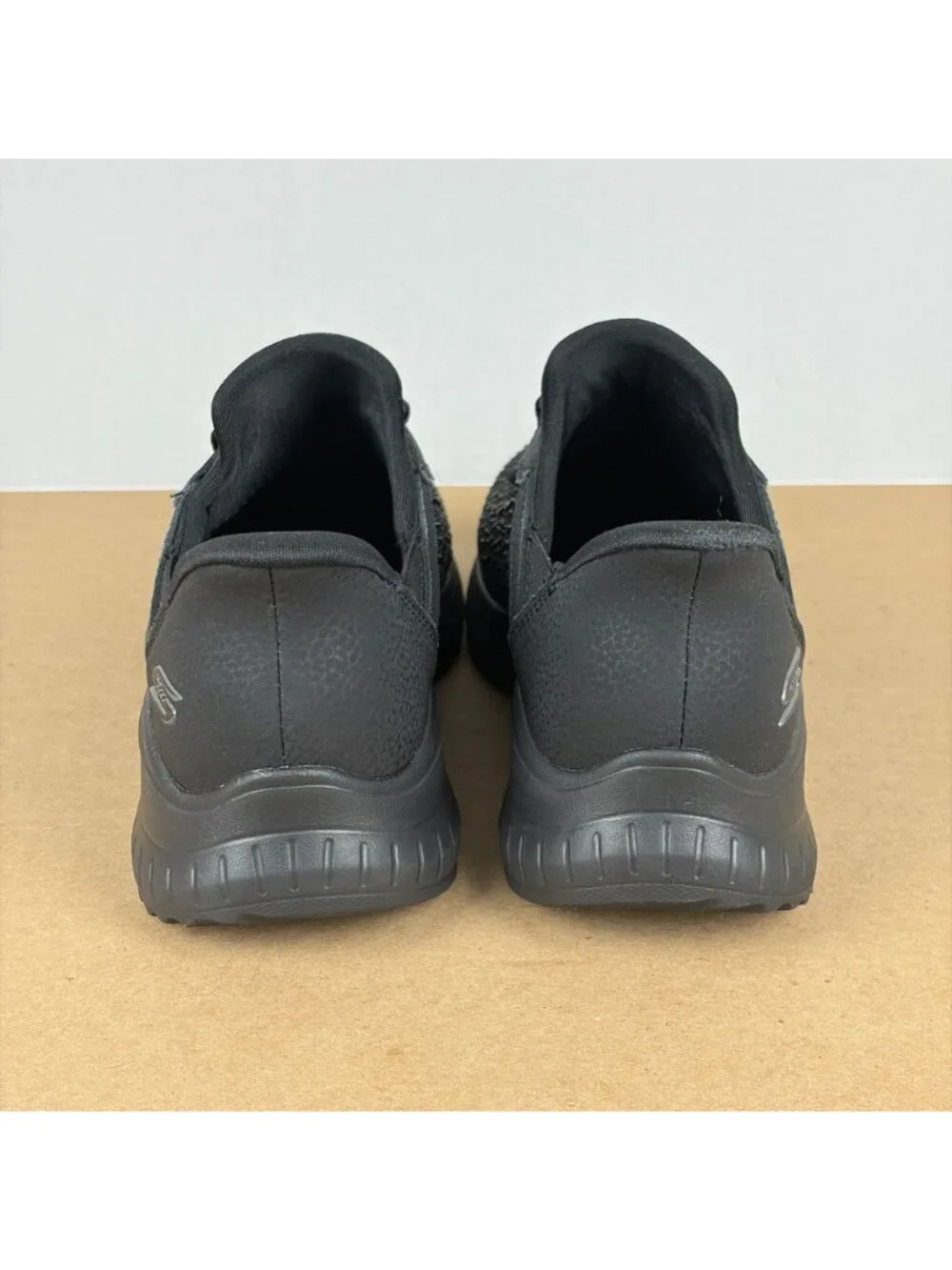 Skechers Bobs Slip-Ins Sport Chaos Daily Glitz Athletic Shoes Womens 7 Black